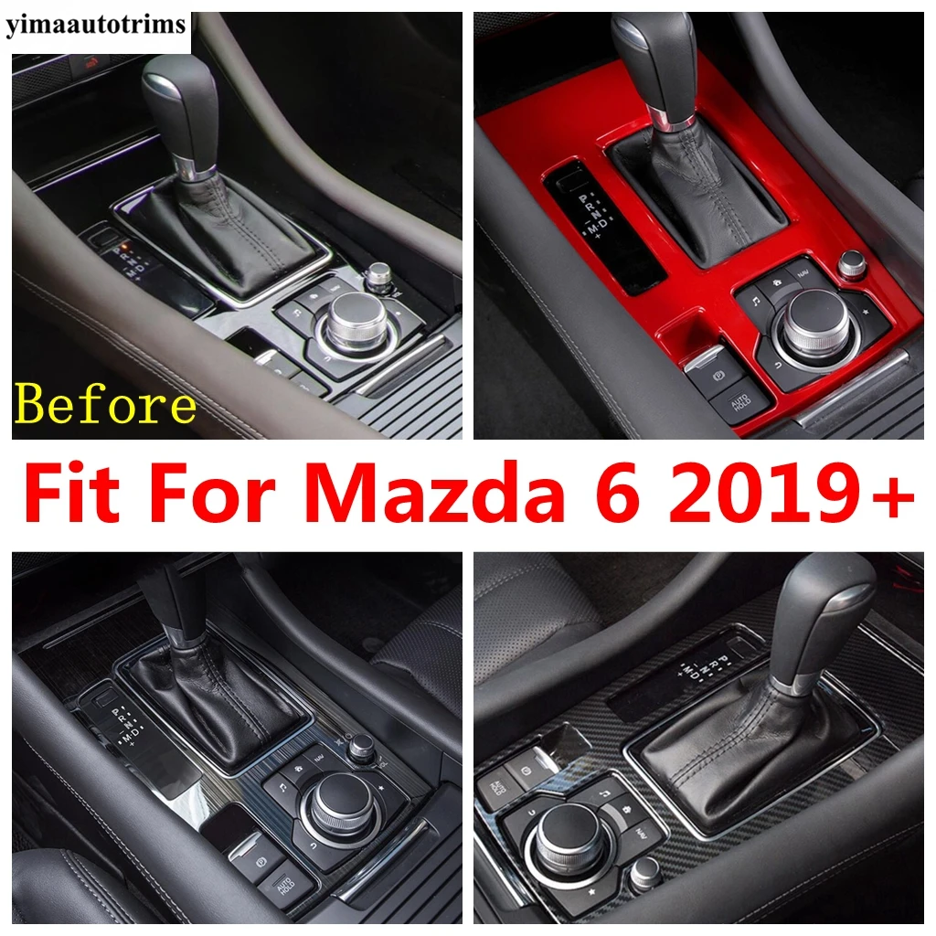 For Mazda 6 2019 2020 2021 Transmission Shift Gear Panel Decor Cover Trim Carbon Fiber /Red Stainless Steel Accessories Interior
For Mazda 6 2019 2020 2021 Transmission Shift Gear Panel Decor Cover Trim Carbon Fiber /Red Stainless Steel Accessories Interior