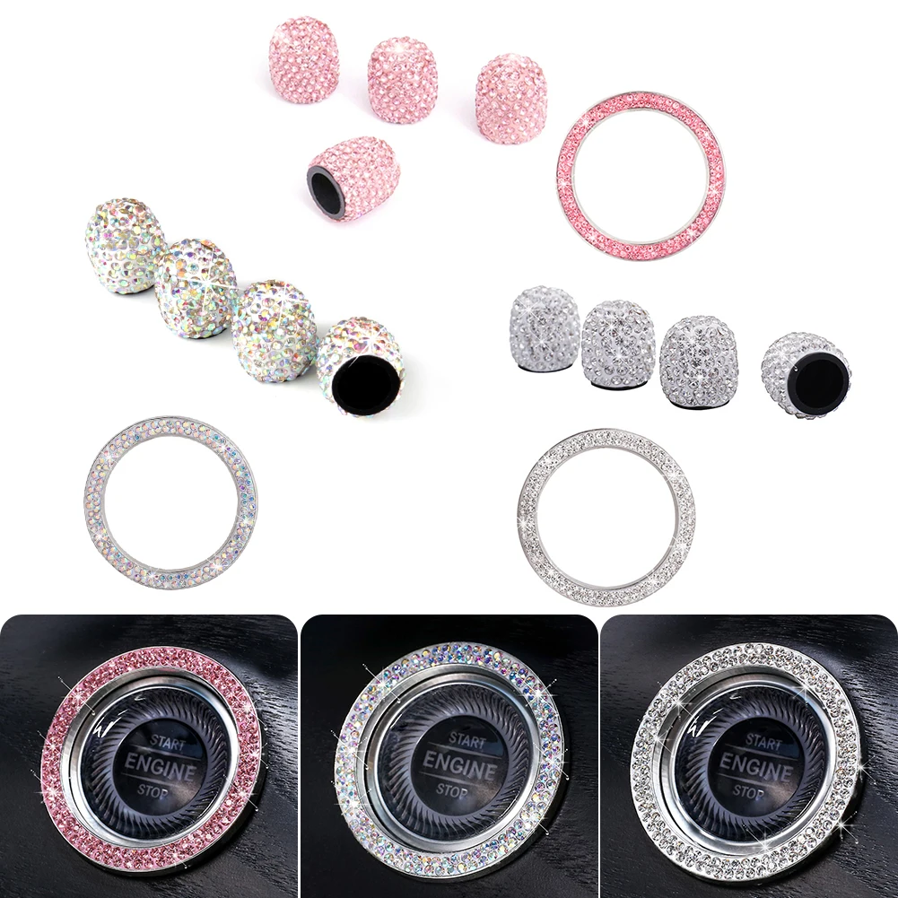 4Pcs Rhinestone Car Wheel Valve Caps Tyre Rim Stem Covers Airdust Waterproof for Automobiles Motorcycles Bikes Diamond-Studded
4Pcs Rhinestone Car Wheel Valve Caps Tyre Rim Stem Covers Airdust Waterproof for Automobiles Motorcycles Bikes Diamond-Studded