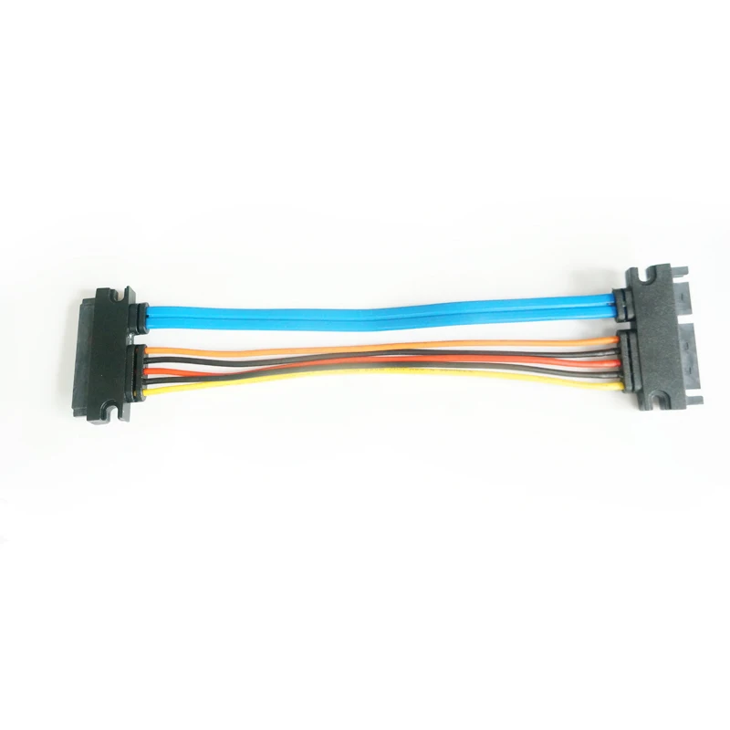 15 см 22Pin Расширение SATA кабель, Sata мужского и женского пола 7Pin + 15Pin данных и 3,3 V Мощность комбинированный кабель-удлинитель шнура
15 см 22Pin Расширение SATA кабель, Sata мужского и женского пола 7Pin + 15Pin данных и 3,3 V Мощность комбинированный кабель-удлинитель шнура