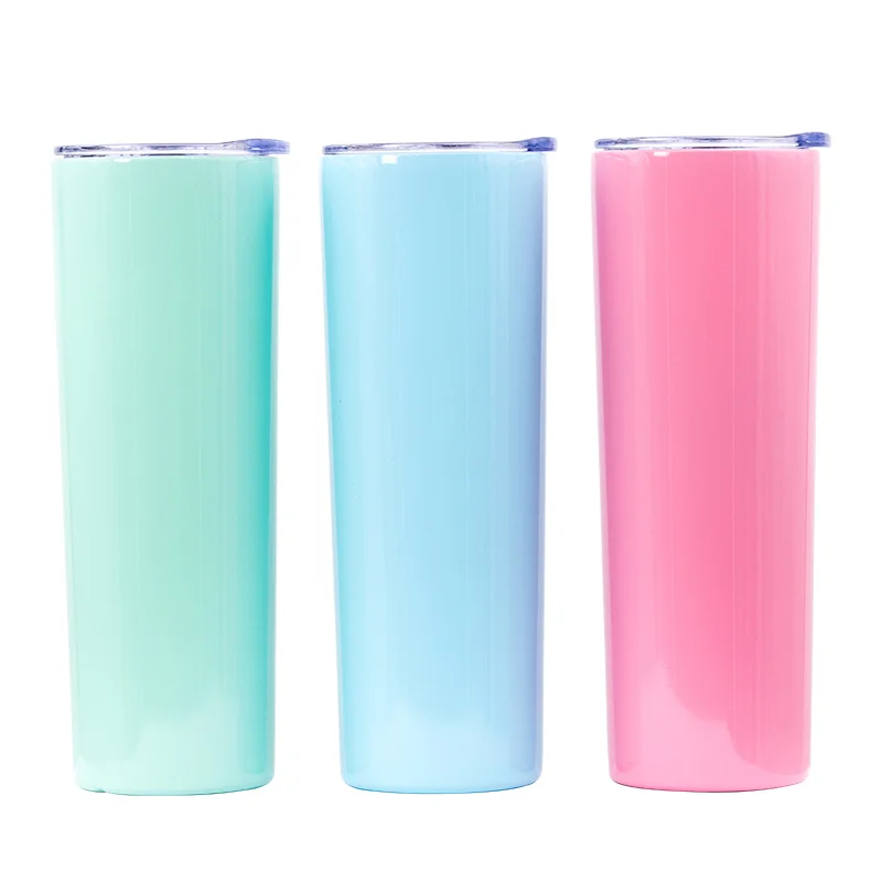 MURRICON 20oz Stainless Steel Skinny Tumbler With Lid and Straw Travel Mug Gift with Cleaning Brush (White/Pink/Blue/Green
MURRICON 20oz Stainless Steel Skinny Tumbler With Lid and Straw Travel Mug Gift with Cleaning Brush (White/Pink/Blue/Green