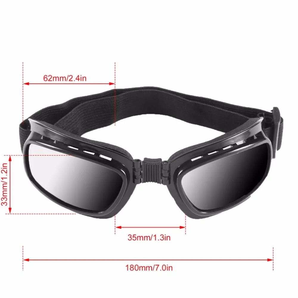 Folding Vintage Motorcycle Glasses Windproof Dustproof Ski Goggles Off Road Racing Eyewear Glasses Adjustable Elastic Band New
Folding Vintage Motorcycle Glasses Windproof Dustproof Ski Goggles Off Road Racing Eyewear Glasses Adjustable Elastic Band New