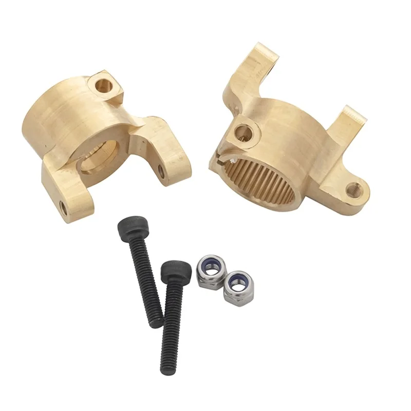 2Pcs Brass Heavy Duty Front C Hub Carrier Caster Block C Seat for Axial SCX10 II 90046 90047 1/10 RC Crawler Car Parts
2Pcs Brass Heavy Duty Front C Hub Carrier Caster Block C Seat for Axial SCX10 II 90046 90047 1/10 RC Crawler Car Parts