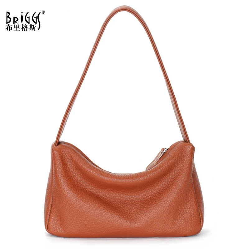 BRIGGS Elegant Women Shoulder Bag Soft Genuine Leather High Quality Small Flap Luxury Female Tote Handbag Crossbody Bags Black
BRIGGS Elegant Women Shoulder Bag Soft Genuine Leather High Quality Small Flap Luxury Female Tote Handbag Crossbody Bags Black