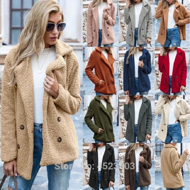 Elegant Faux Fur Women Coat Autumn Winter Warm Female Plush Overcoat Pocket Casual Teddy Outwear
Elegant Faux Fur Women Coat Autumn Winter Warm Female Plush Overcoat Pocket Casual Teddy Outwear