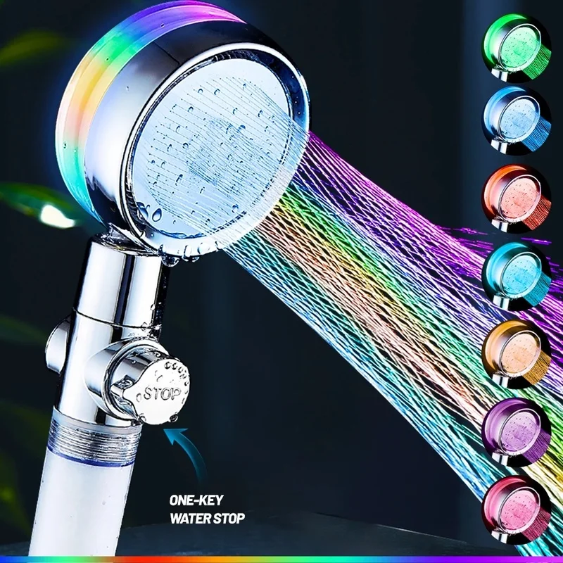 LED Rainfall Shower Head Color Changing Temperature Control Sensor Bathroom Adjustable Water Saving Spray Nozzle with Filter
LED Rainfall Shower Head Color Changing Temperature Control Sensor Bathroom Adjustable Water Saving Spray Nozzle with Filter