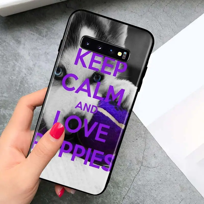 keep calm and love dogs for Samsung Galaxy S21 Ultra Plus Note 20 10 9 8 S10 S9 S8 S7 S6 Edge Plus Black Phone Case
keep calm and love dogs for Samsung Galaxy S21 Ultra Plus Note 20 10 9 8 S10 S9 S8 S7 S6 Edge Plus Black Phone Case