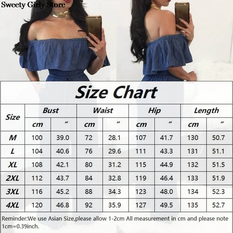 Off Shoulder Plus Size Jeans Jumpsuits Women Overalls Rompers Denim Trousers Wide Leg Playsuits Overalls Pants Belt Jumpsuit
Off Shoulder Plus Size Jeans Jumpsuits Women Overalls Rompers Denim Trousers Wide Leg Playsuits Overalls Pants Belt Jumpsuit