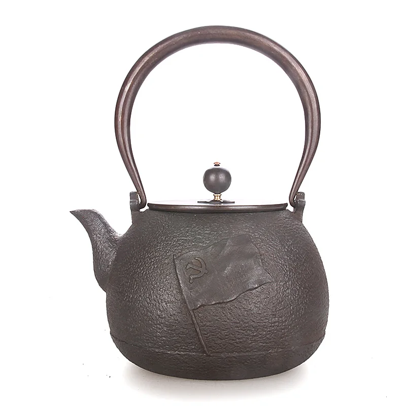 Japanese old cast iron tea pot handmade uncoating copper bottle water kettle Chinese puer tea ceremony teapot 1.3L
Japanese old cast iron tea pot handmade uncoating copper bottle water kettle Chinese puer tea ceremony teapot 1.3L