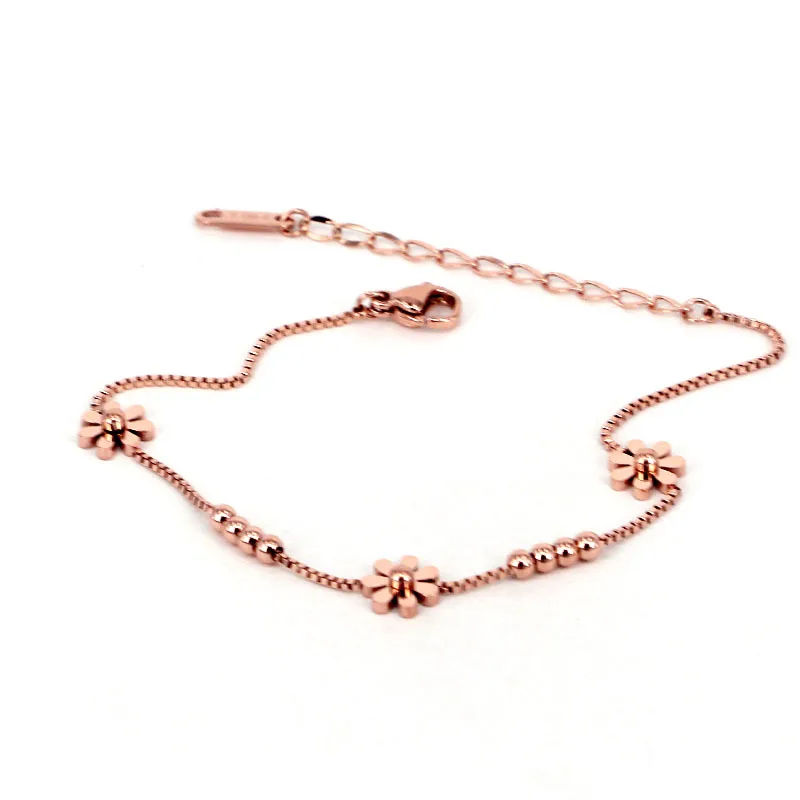 Fashion Box Chain String Small Ball Chrysanthemum Anklet Cute Girl Anklet For Woman Jewelry Wholesale
Fashion Box Chain String Small Ball Chrysanthemum Anklet Cute Girl Anklet For Woman Jewelry Wholesale