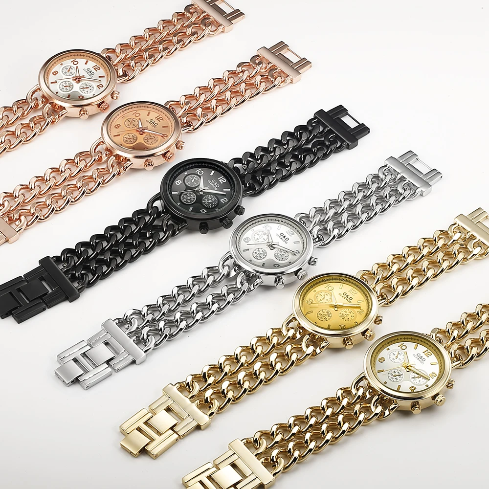2019 G&D FASHION DRESS WATCHES WOMEN FAUX CHRONOGRAPH QUARTZ PLATED CLASSIC ROUND CRYSTALS WATCH RELOGIO MASCULINO CASUAL CLOCK
2019 G&D FASHION DRESS WATCHES WOMEN FAUX CHRONOGRAPH QUARTZ PLATED CLASSIC ROUND CRYSTALS WATCH RELOGIO MASCULINO CASUAL CLOCK