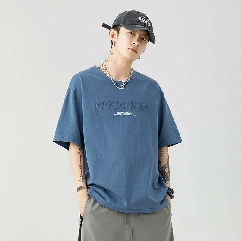 Everyday all-match letter printing short-sleeved T-shirt pure cotton casual T-shirt
Everyday all-match letter printing short-sleeved T-shirt pure cotton casual T-shirt