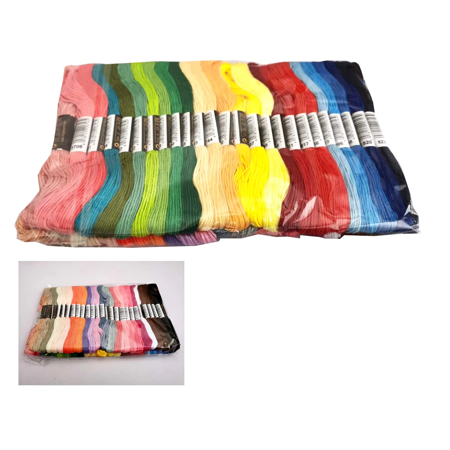 Decorative thread 50 colors 100 colors 8M embroidery cross stitch branch thread sewing thread
Decorative thread 50 colors 100 colors 8M embroidery cross stitch branch thread sewing thread