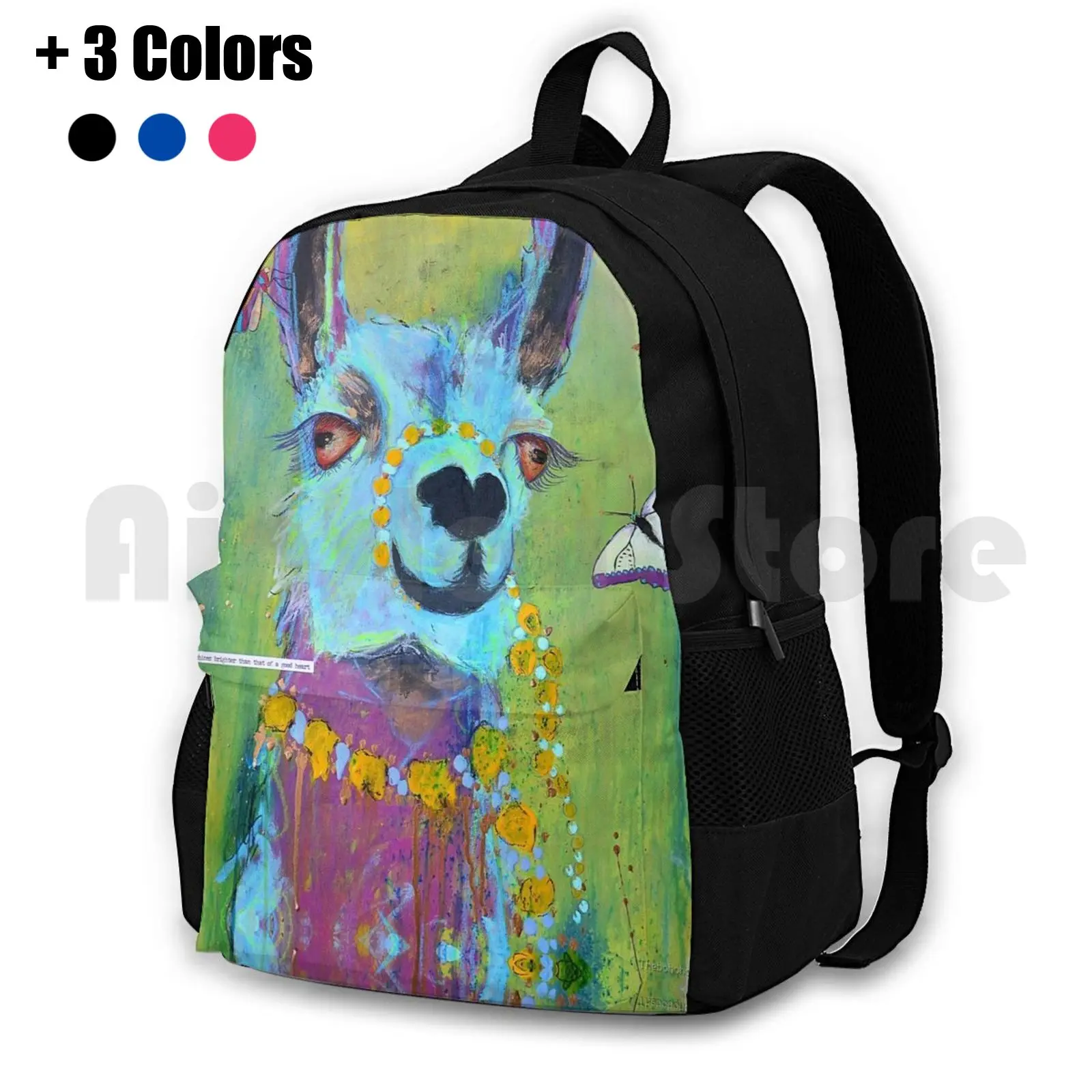 Llama For Hannah Outdoor Hiking Backpack Waterproof Camping Travel Llama Animal Art Alpaca Hannah Pet Portraits Abstract Love
Llama For Hannah Outdoor Hiking Backpack Waterproof Camping Travel Llama Animal Art Alpaca Hannah Pet Portraits Abstract Love