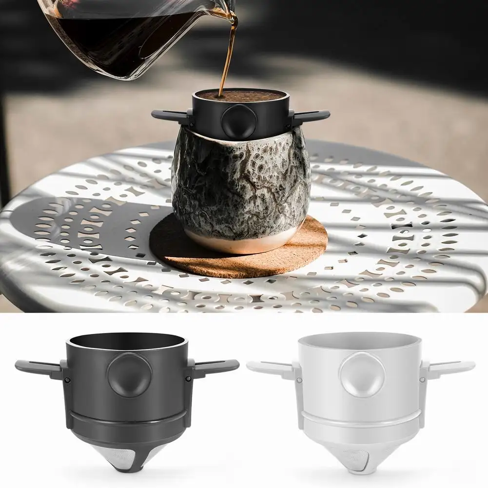 Foldable Portable Coffee Filter Coffee Maker Stainless Steel Drip Coffee Tea Holder Reusable Paperless Pour Over Coffee Dripper
Foldable Portable Coffee Filter Coffee Maker Stainless Steel Drip Coffee Tea Holder Reusable Paperless Pour Over Coffee Dripper