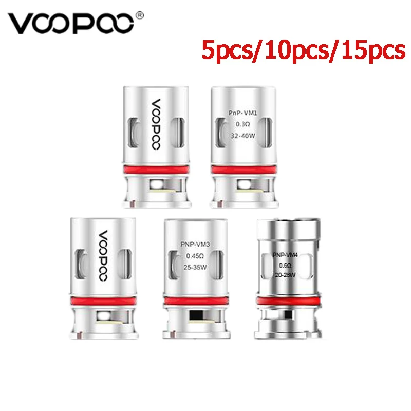 5 шт. 15 VOOPOO PnP VM1 VM3 VM4 сетки катушки 0.3ohm металлическая сетка для Винчи R мод X NAVI Pod