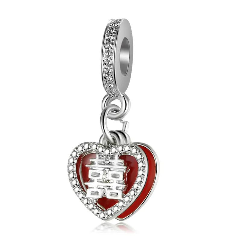 1Pcs New Cute Chinese Style Heart Pendant DIY Beads Suitable for Original Pandora Charm Bracelet Ladies Jewelry Making Gifts
1Pcs New Cute Chinese Style Heart Pendant DIY Beads Suitable for Original Pandora Charm Bracelet Ladies Jewelry Making Gifts