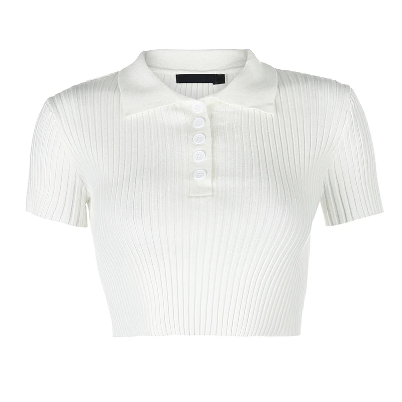Casual Tshirts Cotton Women Summer Short Sleeve Crop T Shirt Ladies Turn-down Collar Solid White Tee Shirt
Casual Tshirts Cotton Women Summer Short Sleeve Crop T Shirt Ladies Turn-down Collar Solid White Tee Shirt
