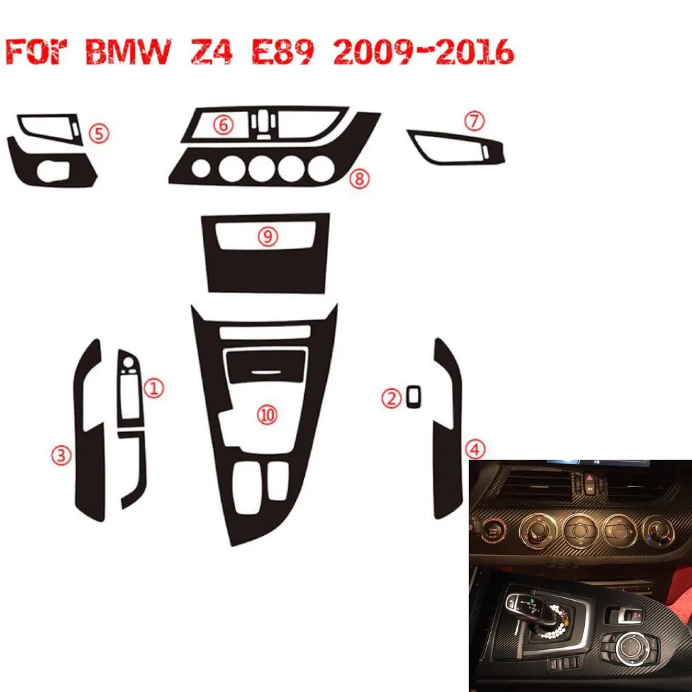 High Quality Glossy 1set Car Sticker Carbon Fiber Interior Cover Trim Stickers For BMW Z4 E89 2009-2016
High Quality Glossy 1set Car Sticker Carbon Fiber Interior Cover Trim Stickers For BMW Z4 E89 2009-2016