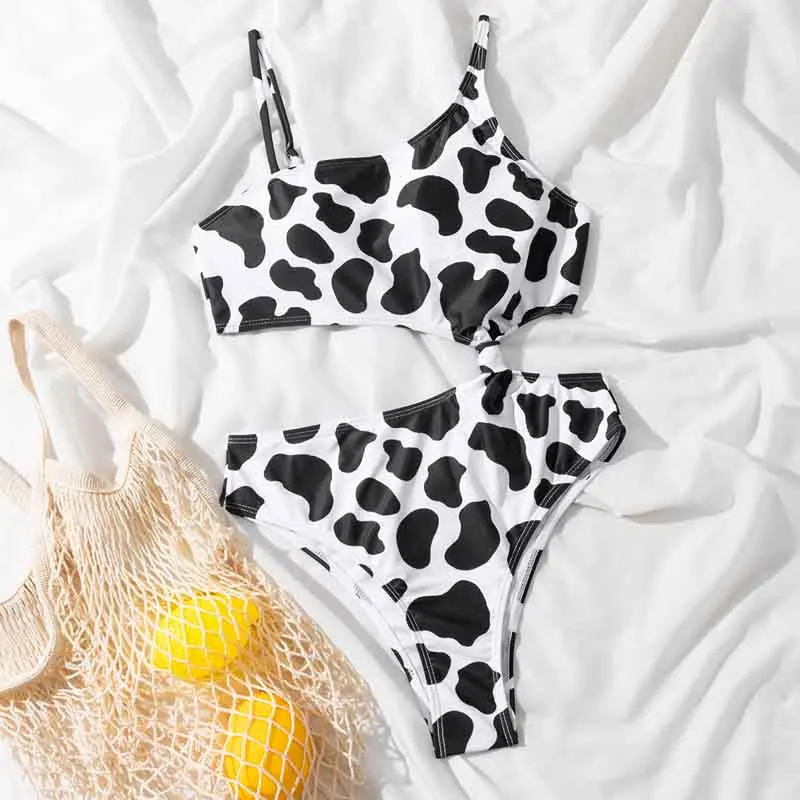 Sexy Cow Printed Swimwear Female One Piece Swimsuit Women High Cut Out Beachwear Monokini Bather High Waist Bathing Suit Swim
Sexy Cow Printed Swimwear Female One Piece Swimsuit Women High Cut Out Beachwear Monokini Bather High Waist Bathing Suit Swim