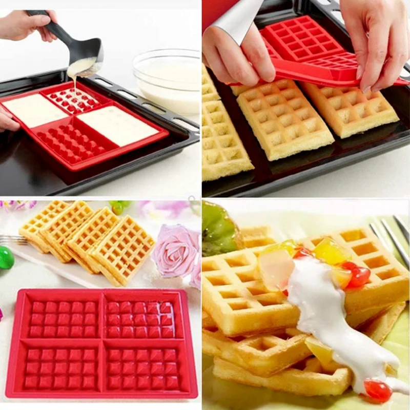 Silicone Waffle Mold Kitchen DIY Square Love Waffle Making Practical Chocolate Mold Creative Baking Tool Waffle Mold Accessories
Silicone Waffle Mold Kitchen DIY Square Love Waffle Making Practical Chocolate Mold Creative Baking Tool Waffle Mold Accessories