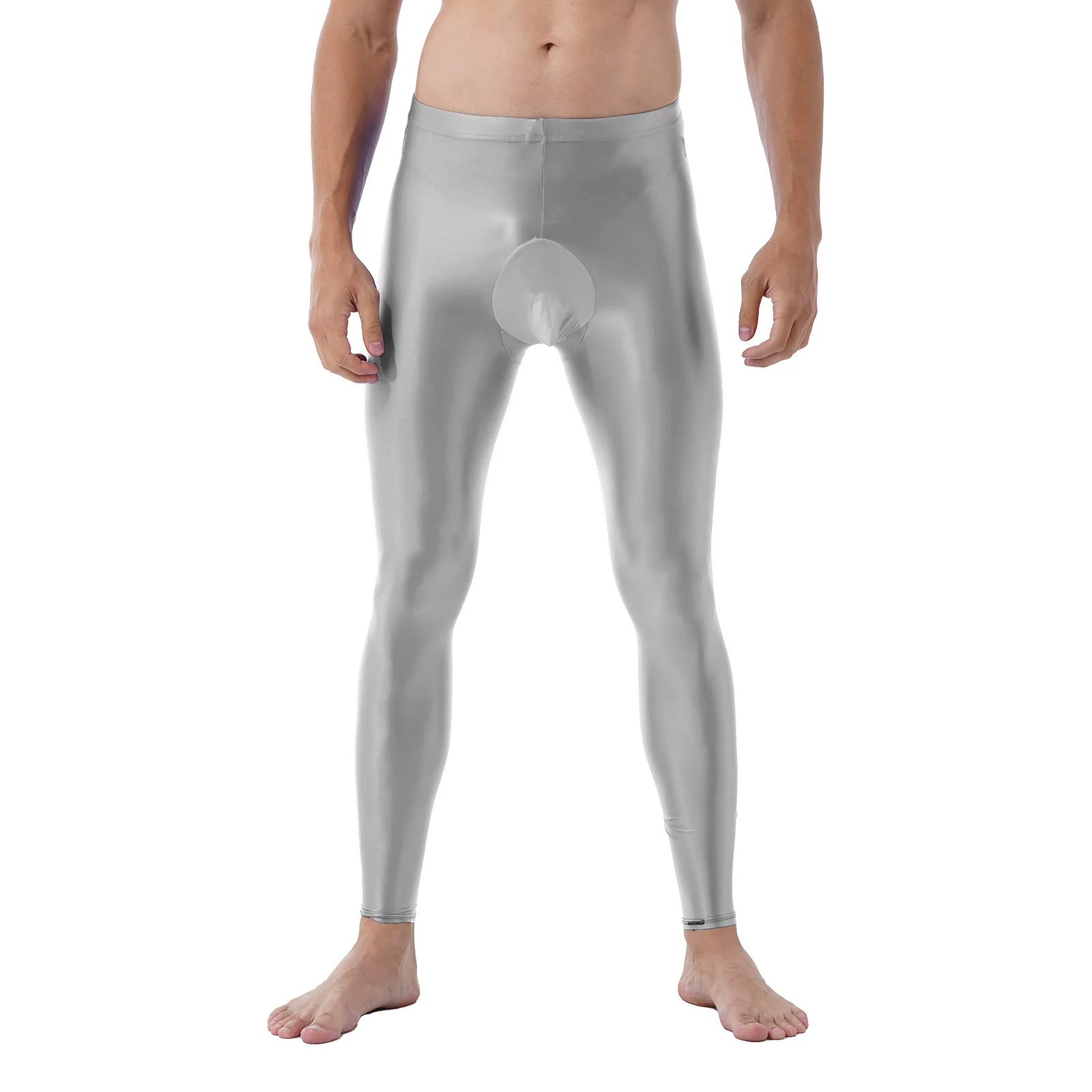 Men Low Waist Seamless Sport Trousers Glossy Bulge Pouch Elastic Waistband Leggings Solid Color Yoga Pants Stretchy Skinny Pants
Men Low Waist Seamless Sport Trousers Glossy Bulge Pouch Elastic Waistband Leggings Solid Color Yoga Pants Stretchy Skinny Pants