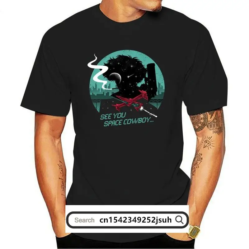 New Cowboy Bebop Anime See You Space Cowboy T-shirt Mens Cotton Anime Tee Short Sleeves Cotton T Shirt Free Shipping TOP TEE
New Cowboy Bebop Anime See You Space Cowboy T-shirt Mens Cotton Anime Tee Short Sleeves Cotton T Shirt Free Shipping TOP TEE