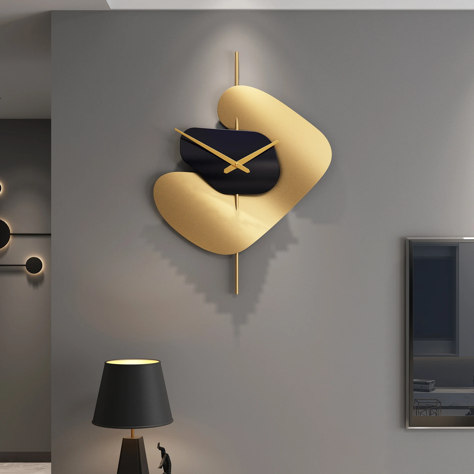 GY Wall Clock Wall Hanging Clock Light Art Decoration Clock Wall Hanging Creative and Slightly Luxury Pocket Watch
GY Wall Clock Wall Hanging Clock Light Art Decoration Clock Wall Hanging Creative and Slightly Luxury Pocket Watch