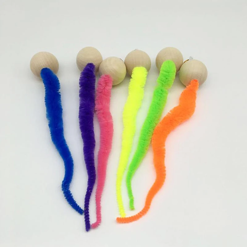 Cat Toy Wooden Ball Star Colorful Caterpillar Beads Snake Tail Wiggly Ping Pet Toy Cute Soft Pet Interactive Doll Funny Bell Toy
Cat Toy Wooden Ball Star Colorful Caterpillar Beads Snake Tail Wiggly Ping Pet Toy Cute Soft Pet Interactive Doll Funny Bell Toy