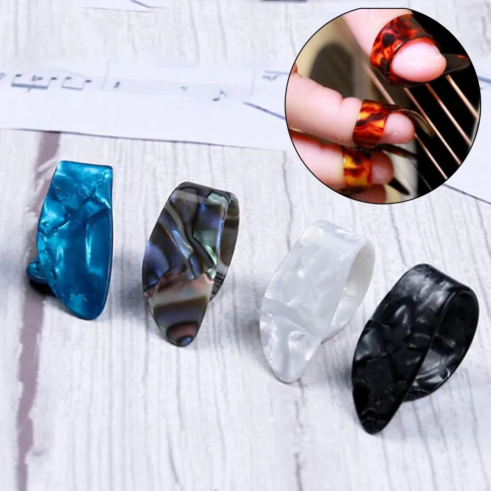 4pcs Celluloid Thumb Pick Set For Nail Guitar Plectrum Bass Retro Classic Guitarist Beginners Strengthen Grainy Accessory Part
4pcs Celluloid Thumb Pick Set For Nail Guitar Plectrum Bass Retro Classic Guitarist Beginners Strengthen Grainy Accessory Part