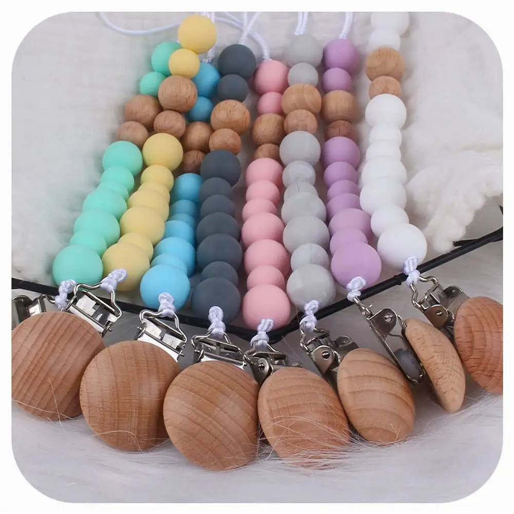 Baby Feeding Pacifier Clip 27cm Holder Anti Drop Baby Pacifier Nipple Clip Silicone Chain Wooden Ring Nipple Holder Baby Nipple
Baby Feeding Pacifier Clip 27cm Holder Anti Drop Baby Pacifier Nipple Clip Silicone Chain Wooden Ring Nipple Holder Baby Nipple