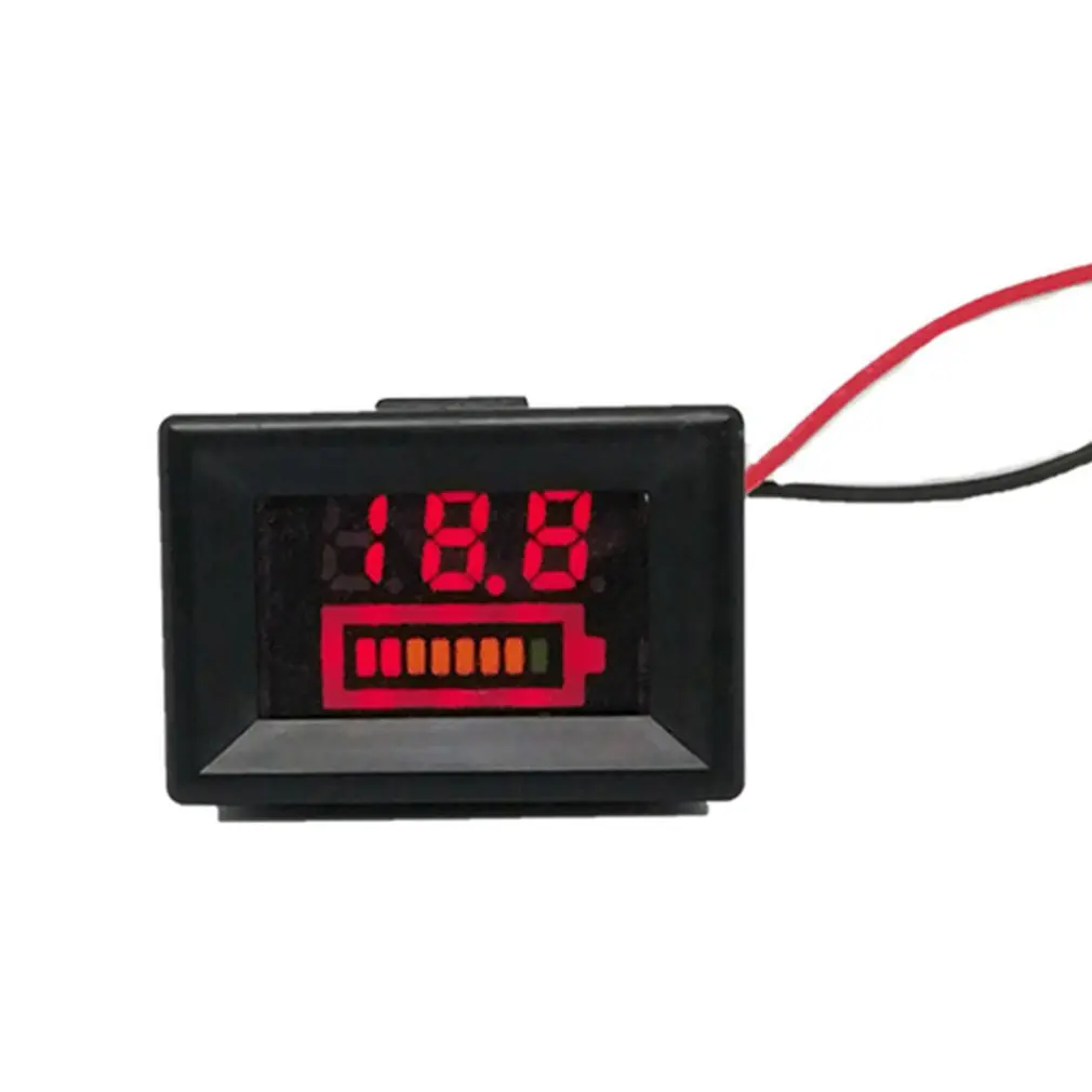 0.36inch 5-130V Battery Charge Level Indicator Battery Tester Lead Acid Batteries Capacity Meter LED Tester Voltmeter
0.36inch 5-130V Battery Charge Level Indicator Battery Tester Lead Acid Batteries Capacity Meter LED Tester Voltmeter