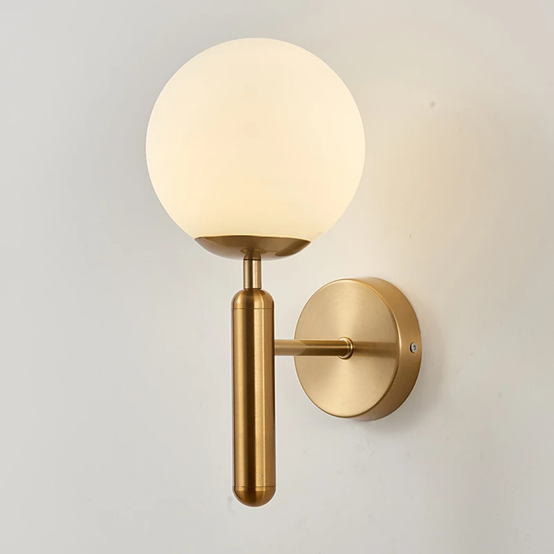 Nordic Led Wall Lights Fixtures Glass Ball Wands lamp For Bathroom Mirror Light Gold Black Modern Decorative Round Wall Lamp
Nordic Led Wall Lights Fixtures Glass Ball Wands lamp For Bathroom Mirror Light Gold Black Modern Decorative Round Wall Lamp