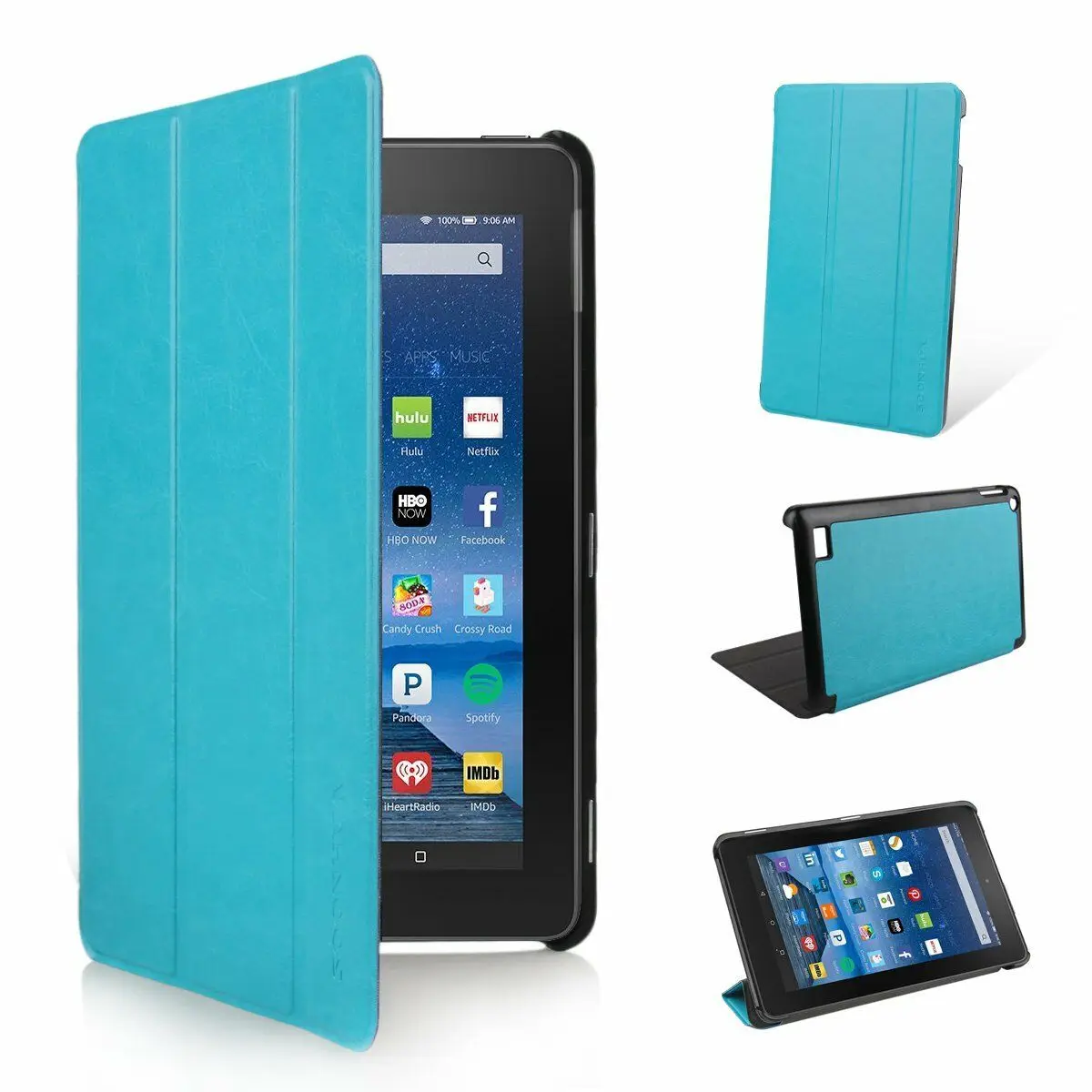 1pcs PU Leather Folio Case Cover Skin Stand for Amazon Kindle Fire HD 7 8 10 2015 Black/Sky Blue
1pcs PU Leather Folio Case Cover Skin Stand for Amazon Kindle Fire HD 7 8 10 2015 Black/Sky Blue