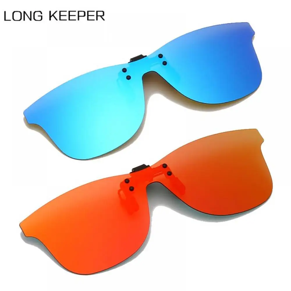 

Солнцезащитные очки для мужчин LongKeeper, Поляризованные, с застежкой, желтые, для ночного вождения, зеркальные линзы, для мужчин и женщин, для б...
