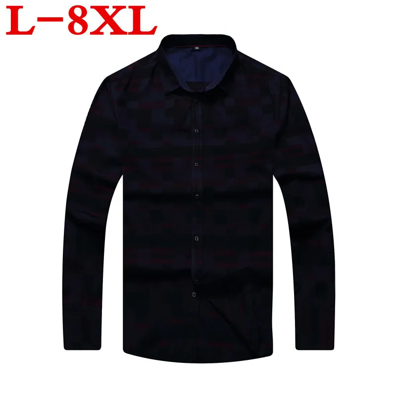 5XL plus 6XL size 8XL Men Oxford Casual Long Sleeve Loose Fit Comfortable print Shirt Mens High Quality Dress Shirts
5XL plus 6XL size 8XL Men Oxford Casual Long Sleeve Loose Fit Comfortable print Shirt Mens High Quality Dress Shirts