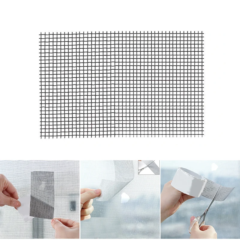 Newly Window Screen Repair Kit Strong Adhesive Tape Fiberglass Covering Mesh Repair for Screen Door Tears Holes
Newly Window Screen Repair Kit Strong Adhesive Tape Fiberglass Covering Mesh Repair for Screen Door Tears Holes