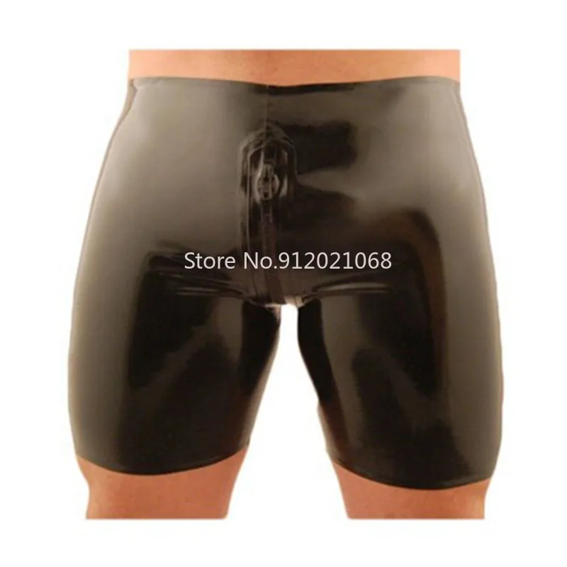 Black Latex Men Panties Sexy Rubber Shorts Boxer with Crotch Zipper Handmade Underwear
Black Latex Men Panties Sexy Rubber Shorts Boxer with Crotch Zipper Handmade Underwear