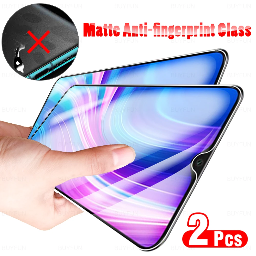 

2 Pcs Matte Anti-fingerprint Glass Screen Protector For Xiaomi Redmi Note 8 Pro 8T Note8 T 8Pro 7 7A 8A Protective Tempered Film