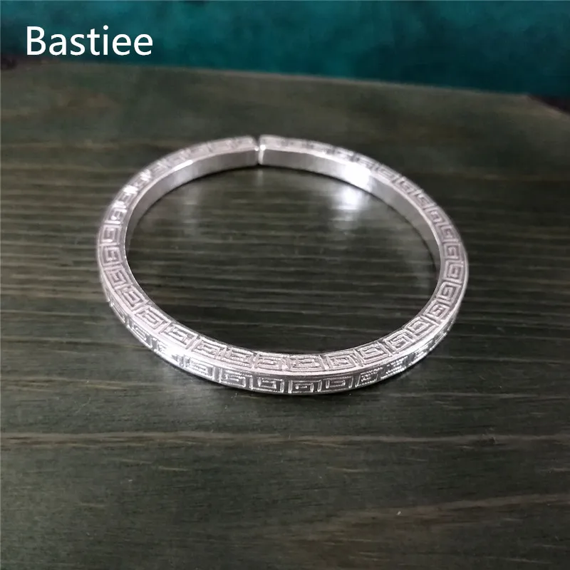 Bastiee 999 Sterling Silver Cuff Bracelet For Women Vintage Bangle Men Handmade Luxury Jewelry Unisex Miao Bangles Gift Unique
Bastiee 999 Sterling Silver Cuff Bracelet For Women Vintage Bangle Men Handmade Luxury Jewelry Unisex Miao Bangles Gift Unique
