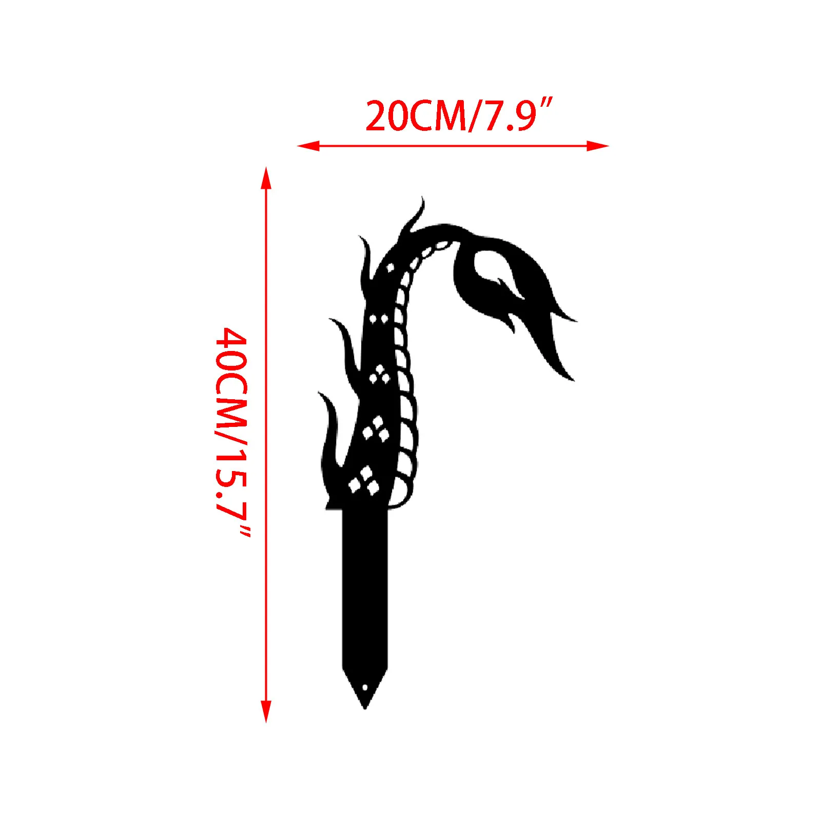 Metal Dragon Garden Decoration Animal Silhouette Stake Yard Art Hollow Out Statue Lovely Guardian Of Outdoor Garden Lawn Decor
Metal Dragon Garden Decoration Animal Silhouette Stake Yard Art Hollow Out Statue Lovely Guardian Of Outdoor Garden Lawn Decor