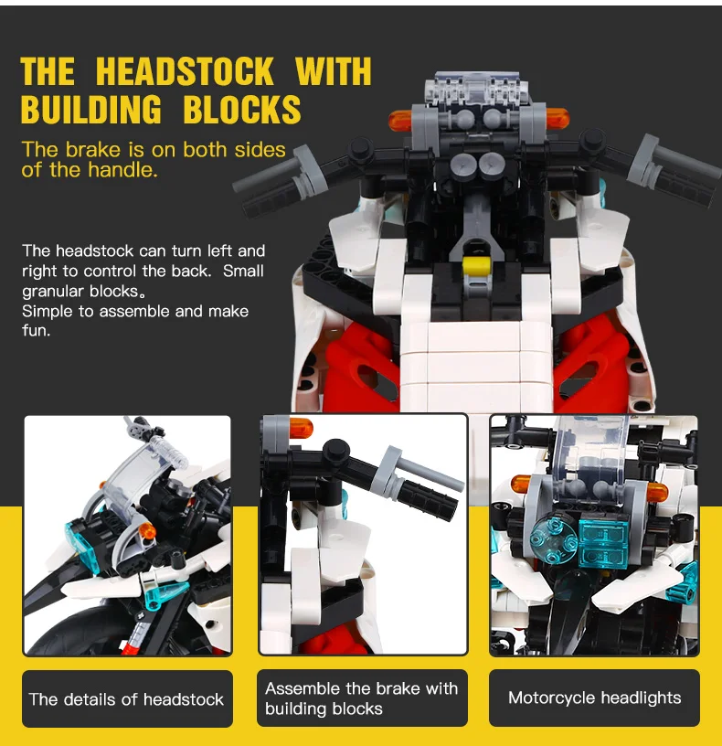 Technics 1075pcs The Patrol Motorcycle Building Blocks Moto City DIY Bricks Toys Gifts for Kids 03019 Christmas birthday Gifts
Technics 1075pcs The Patrol Motorcycle Building Blocks Moto City DIY Bricks Toys Gifts for Kids 03019 Christmas birthday Gifts