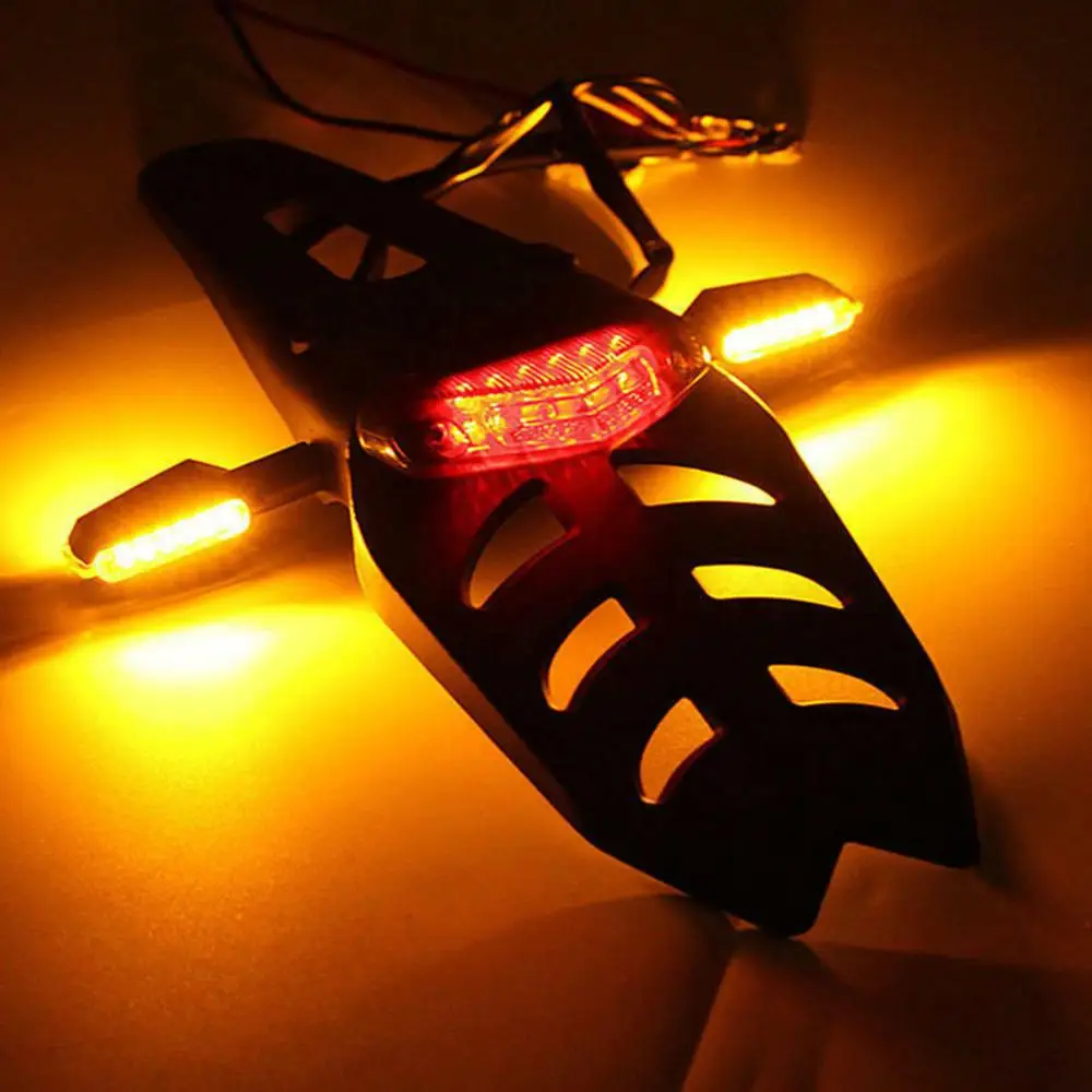 LED Fender Turn Signal Light Brake Tail Rear Lights for Motorcycle MotorBike Mudguard with Brake Lights and Turn Signals Lamp
LED Fender Turn Signal Light Brake Tail Rear Lights for Motorcycle MotorBike Mudguard with Brake Lights and Turn Signals Lamp