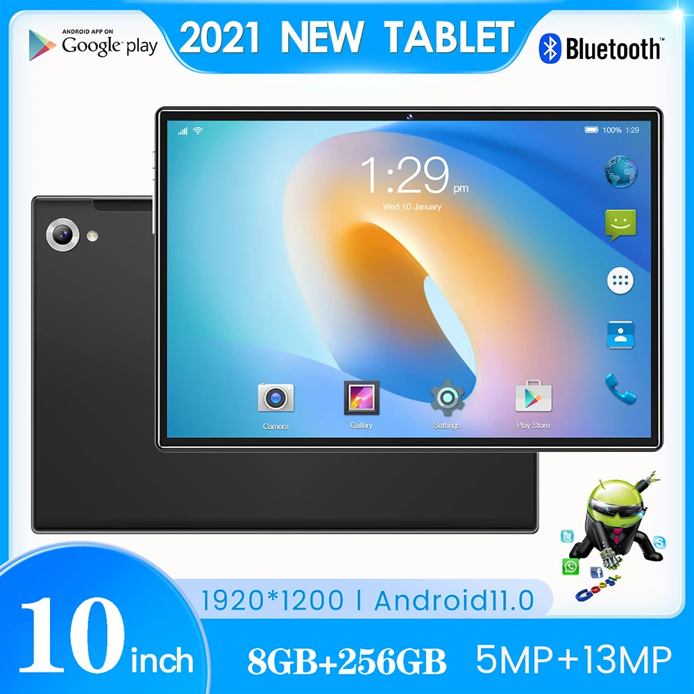 Kids Tablet 10 inch 8GB 256GB Tablet Android 11.0 Children Tablet 4G School Network Office Game Learning
Kids Tablet 10 inch 8GB 256GB Tablet Android 11.0 Children Tablet 4G School Network Office Game Learning