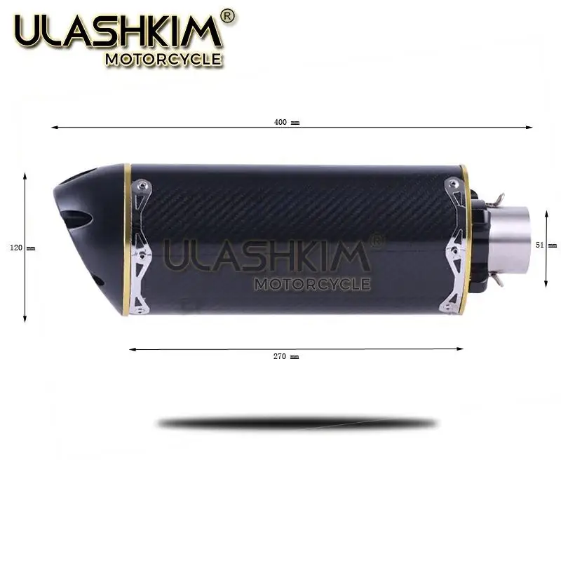 ZX 6R Carbon Fiber Motorcycle Exhaust Muffler Middle Bend Pipe Escape Slip On For KAWASAKI ZX6R ZX-6R 2008-2019
ZX 6R Carbon Fiber Motorcycle Exhaust Muffler Middle Bend Pipe Escape Slip On For KAWASAKI ZX6R ZX-6R 2008-2019