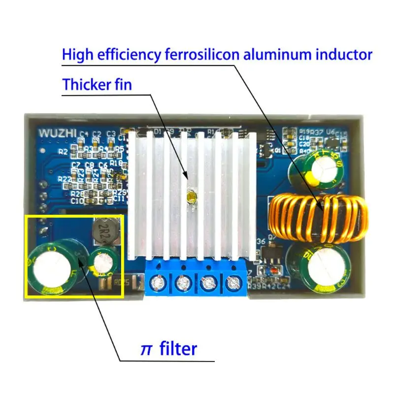 ZK-4KX CNC DC-DC Buck Boost Converter Module CC CV 0.5-30V 4A LCD Display Adjustable Step Down Up Voltage Regulator J6PE
ZK-4KX CNC DC-DC Buck Boost Converter Module CC CV 0.5-30V 4A LCD Display Adjustable Step Down Up Voltage Regulator J6PE