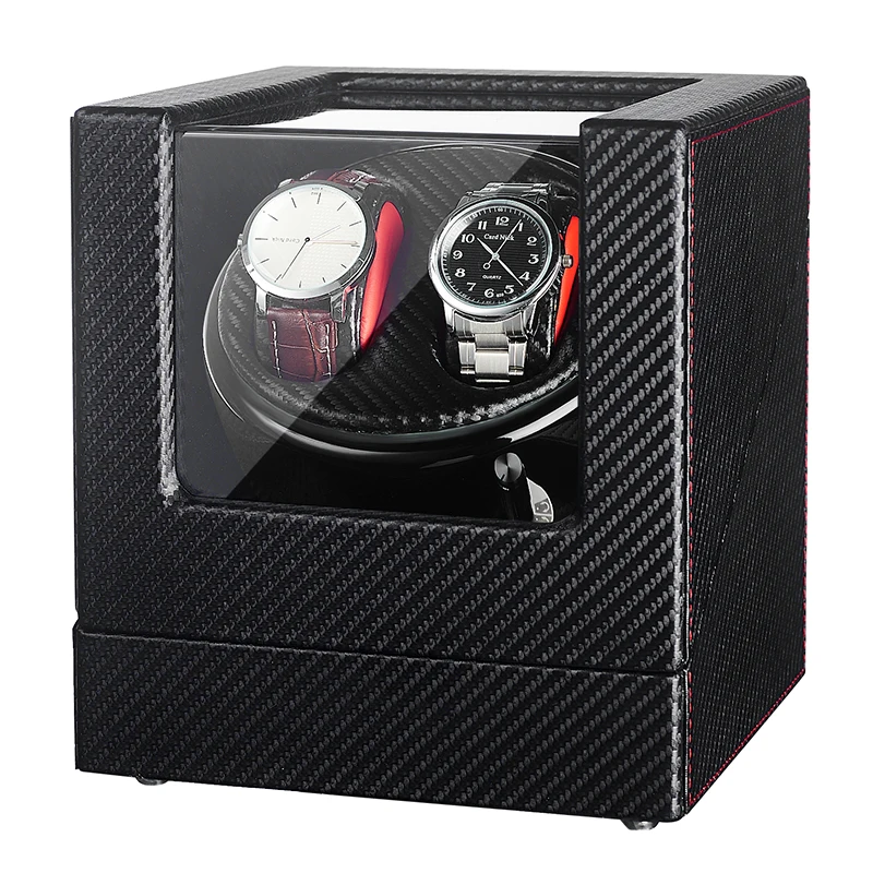 Watch Winder Wooden Automatic Watch Winder Box for 2 Watches with Motor and Dual Power Supply
Watch Winder Wooden Automatic Watch Winder Box for 2 Watches with Motor and Dual Power Supply