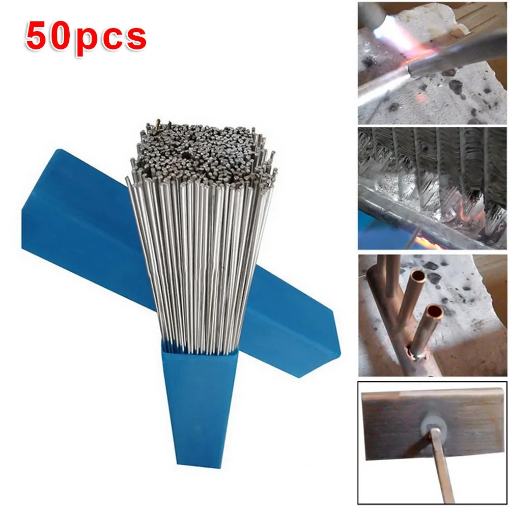 50pcs 50cm*3.2mm Welding Stick Rod Aluminum Low Temperature High Thermal Conductivity Electric Conductivity Connective Tool
50pcs 50cm*3.2mm Welding Stick Rod Aluminum Low Temperature High Thermal Conductivity Electric Conductivity Connective Tool