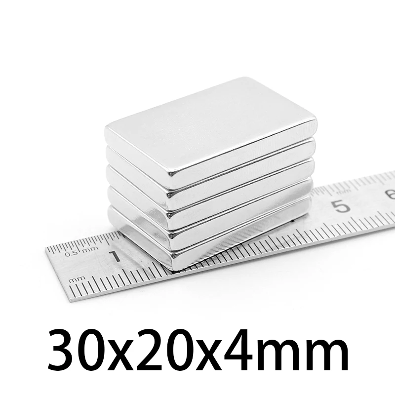 2-30pcs 30x20x4mm Block Rectangular Pot Magnets 30mmx20mmx4mm Permanent Neodymium Magnet 30*20*4mm
2-30pcs 30x20x4mm Block Rectangular Pot Magnets 30mmx20mmx4mm Permanent Neodymium Magnet 30*20*4mm