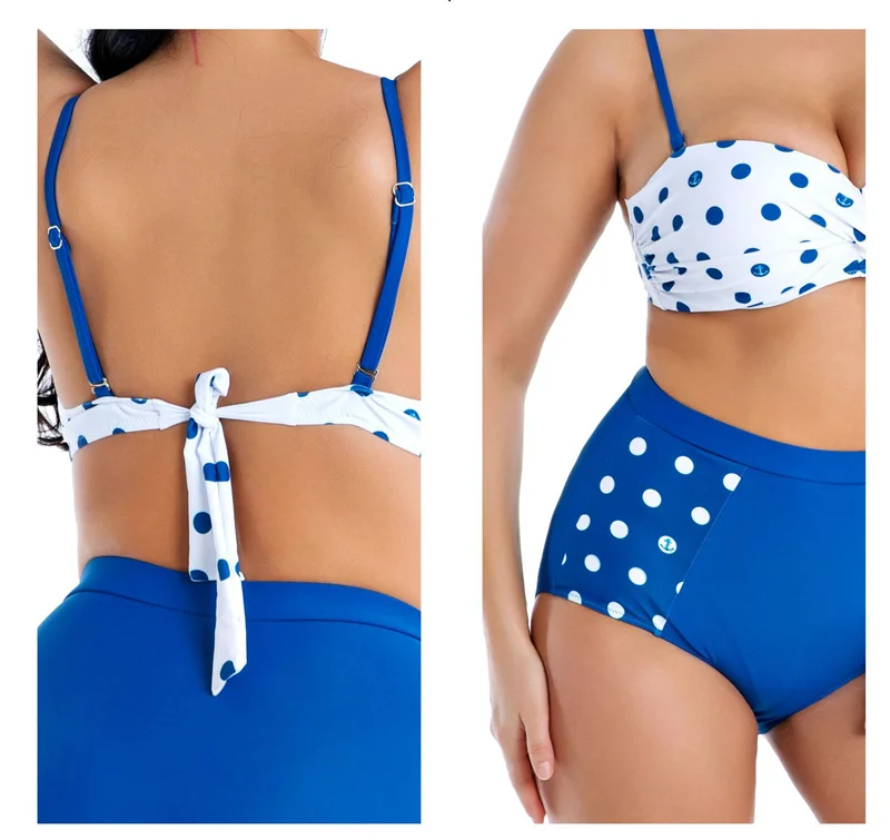 2020 plus size 3XL Brazilian bikini set push up Swimwear Female Dots High waist bathing suits Large size 5XL Retro bikinis mujer
2020 plus size 3XL Brazilian bikini set push up Swimwear Female Dots High waist bathing suits Large size 5XL Retro bikinis mujer
