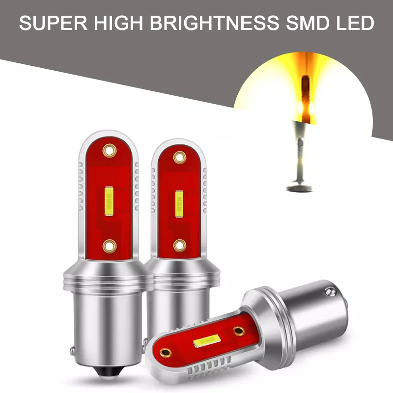 1PCS LED Car Bulb Automatic Signal Light 1156 LED BA15S 1156 T20 7443 W21/5W P21/5W 1157 BAY15D LED Car Light Bulb 7440 WY21W
1PCS LED Car Bulb Automatic Signal Light 1156 LED BA15S 1156 T20 7443 W21/5W P21/5W 1157 BAY15D LED Car Light Bulb 7440 WY21W